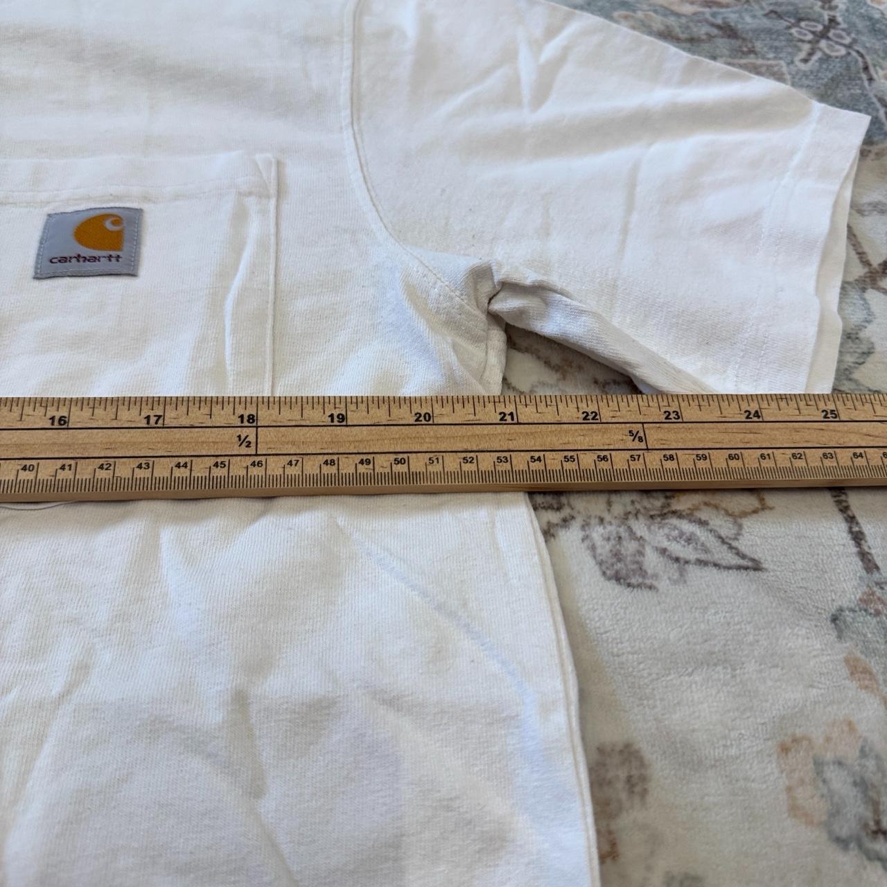 Carhartt Relaxed Fit White Pocket T-Shirt Size M