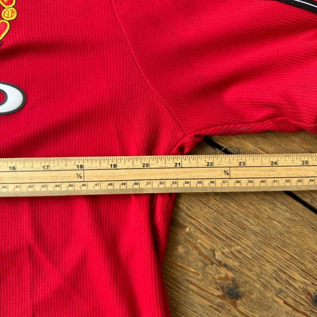 Umbro Vintage Manchester United Zip Collar Jersey Size XL