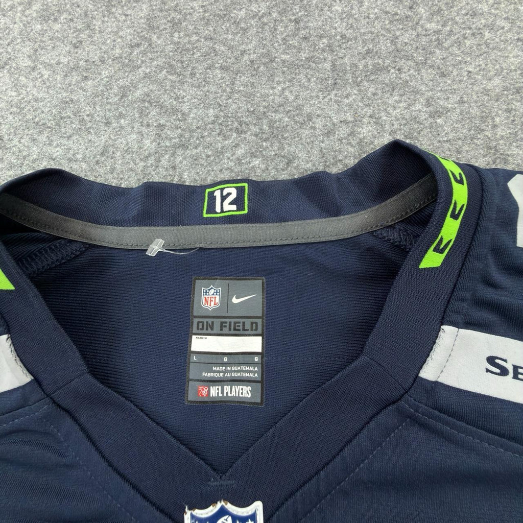NFL Seattle Seahawks ‘Wilson’ Women’s Jersey in Navy Blue