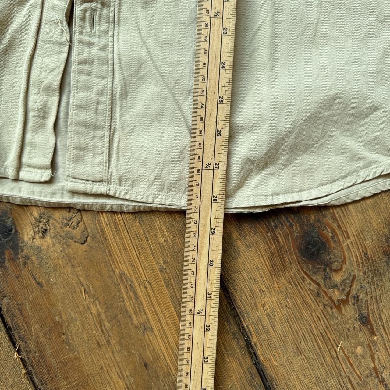Levi's Red Tab Tan Button-up Short-sleeved Shirt Size XL