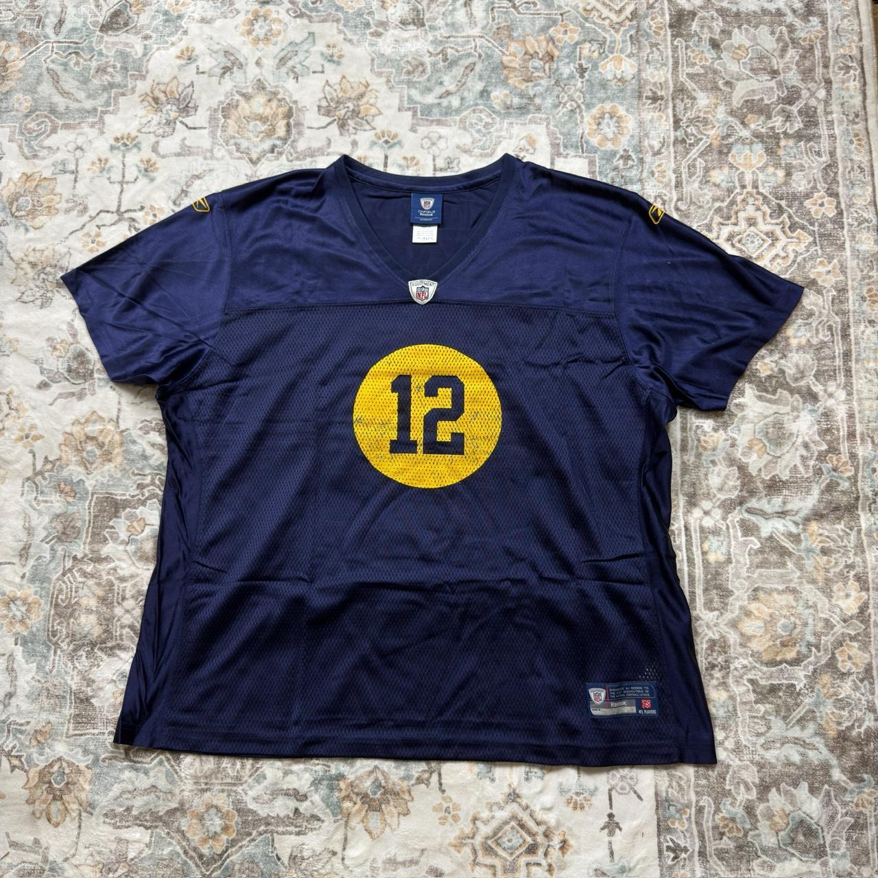 Reebok Women’s Aaron Rodgers Navy Blue Jersey Size 3XL