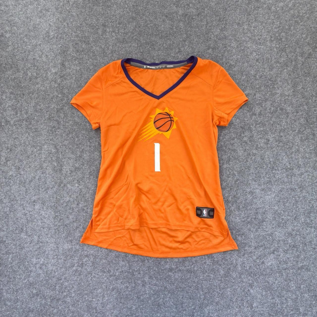 Fanatics Women’s NBA Phoenix Suns Devin Booker Short-sleeved Jersey in Orange