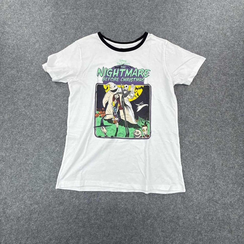 White The Nightmare Before Christmas graphic tee #TheNightmareBeforeChristmas