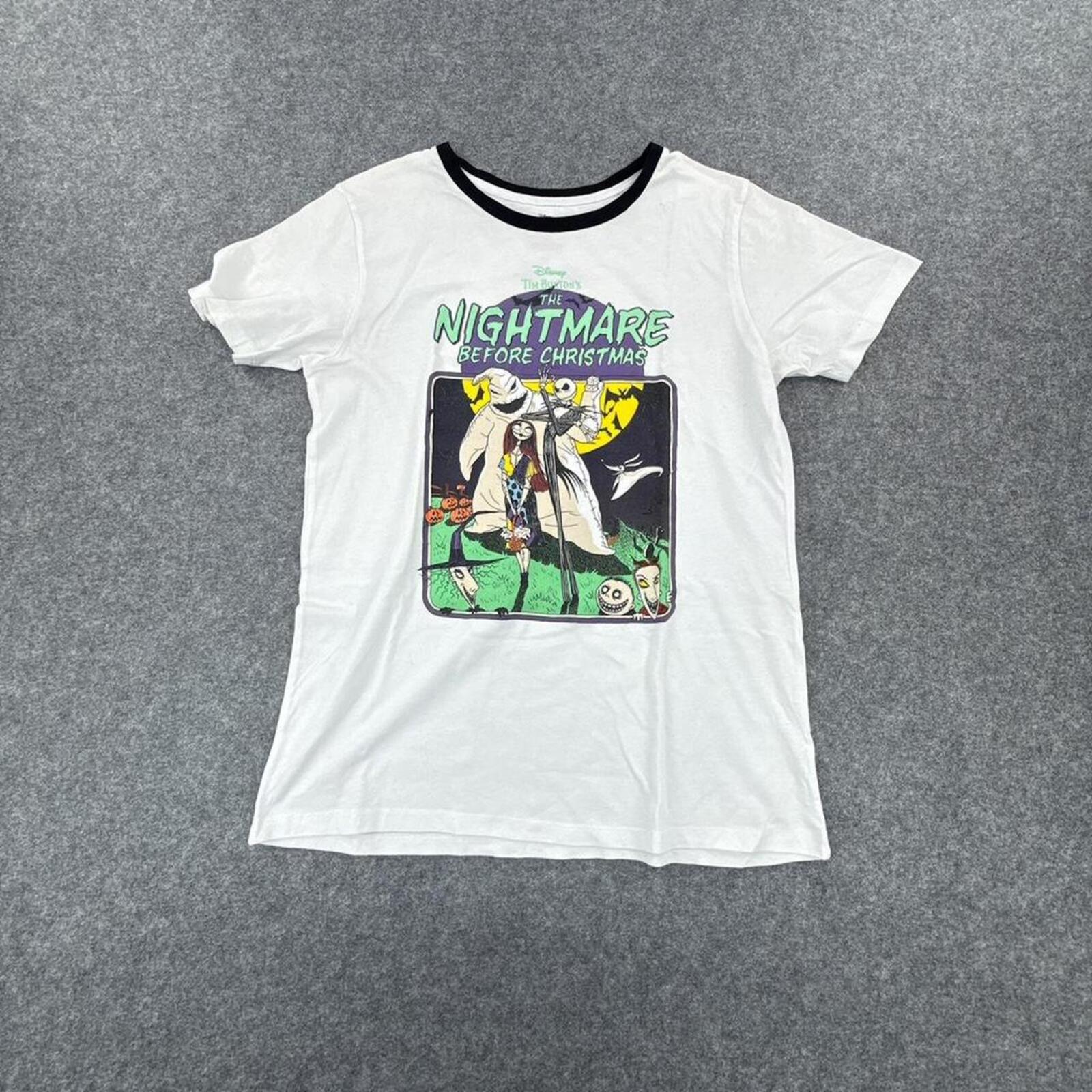White The Nightmare Before Christmas graphic tee #TheNightmareBeforeChristmas
