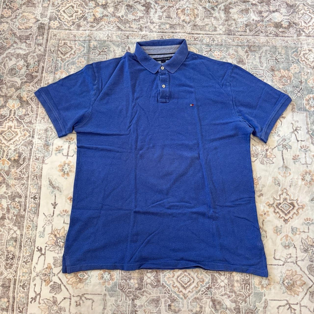Tommy Hilfiger Polo Shirt in Blue Size XXL