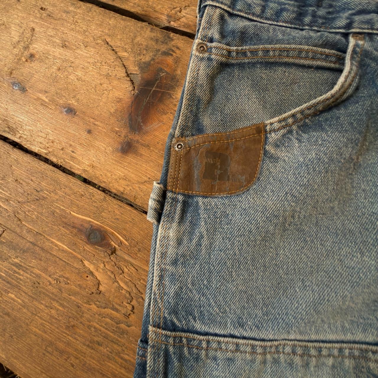 Riggs Workwear by Wrangler Dura Shield Blue Denim Carpenter Jeans W40