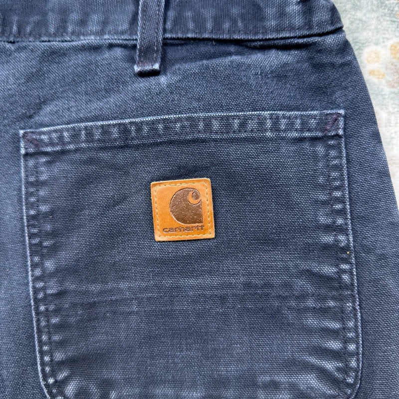 Carhartt Loose Original Fit Cargo Trousers in Navy Blue W34 L30