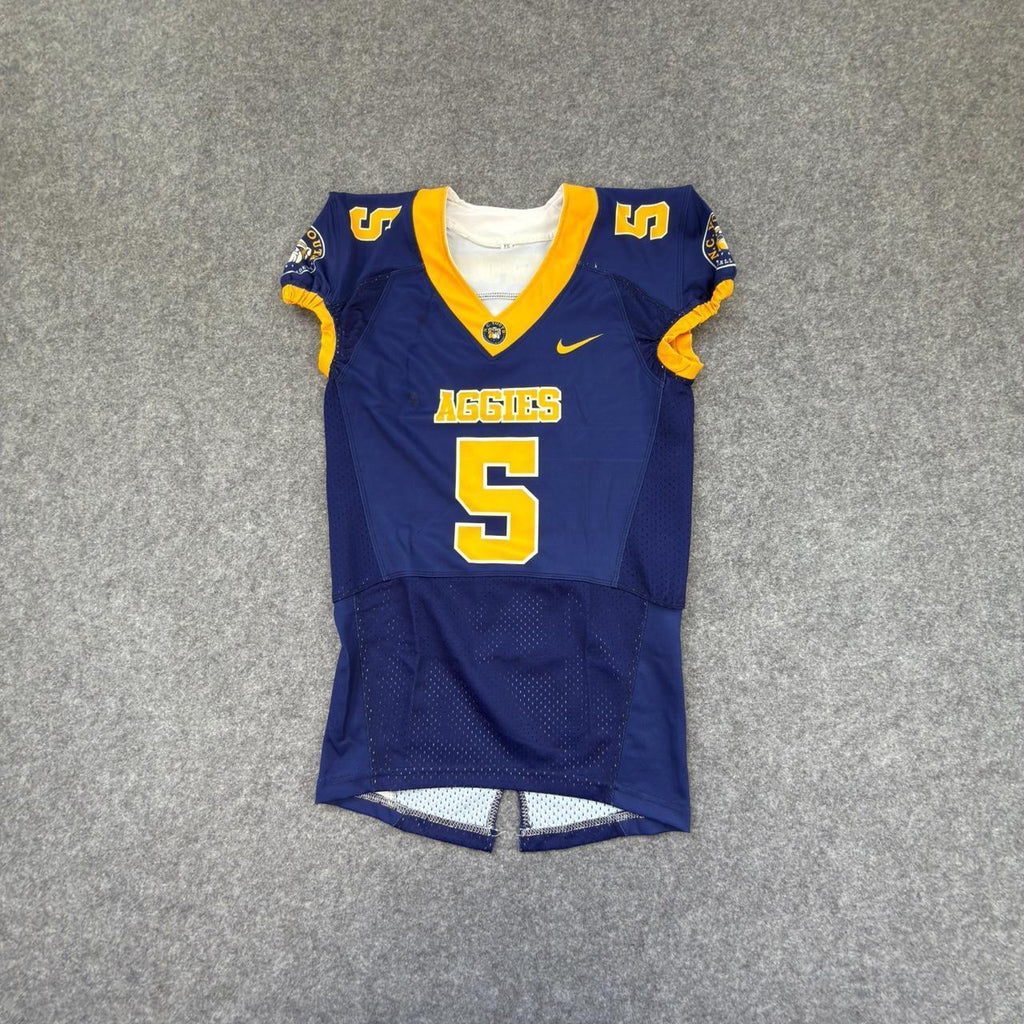 Nike Aggies Dawgpound Jersey in Navy and Yellow