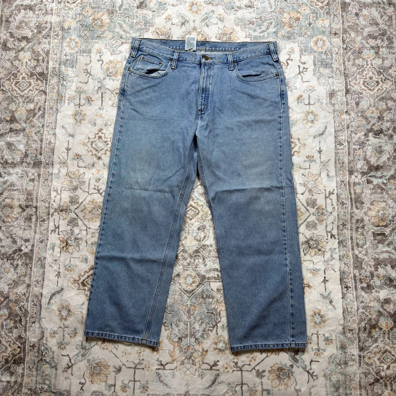 Carhartt Relaxed Fit Light Wash Jeans W42 L30