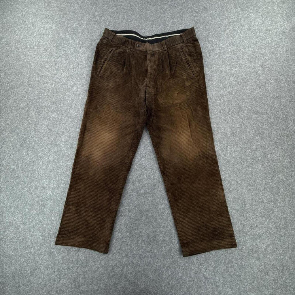 Brown corduroy trousers