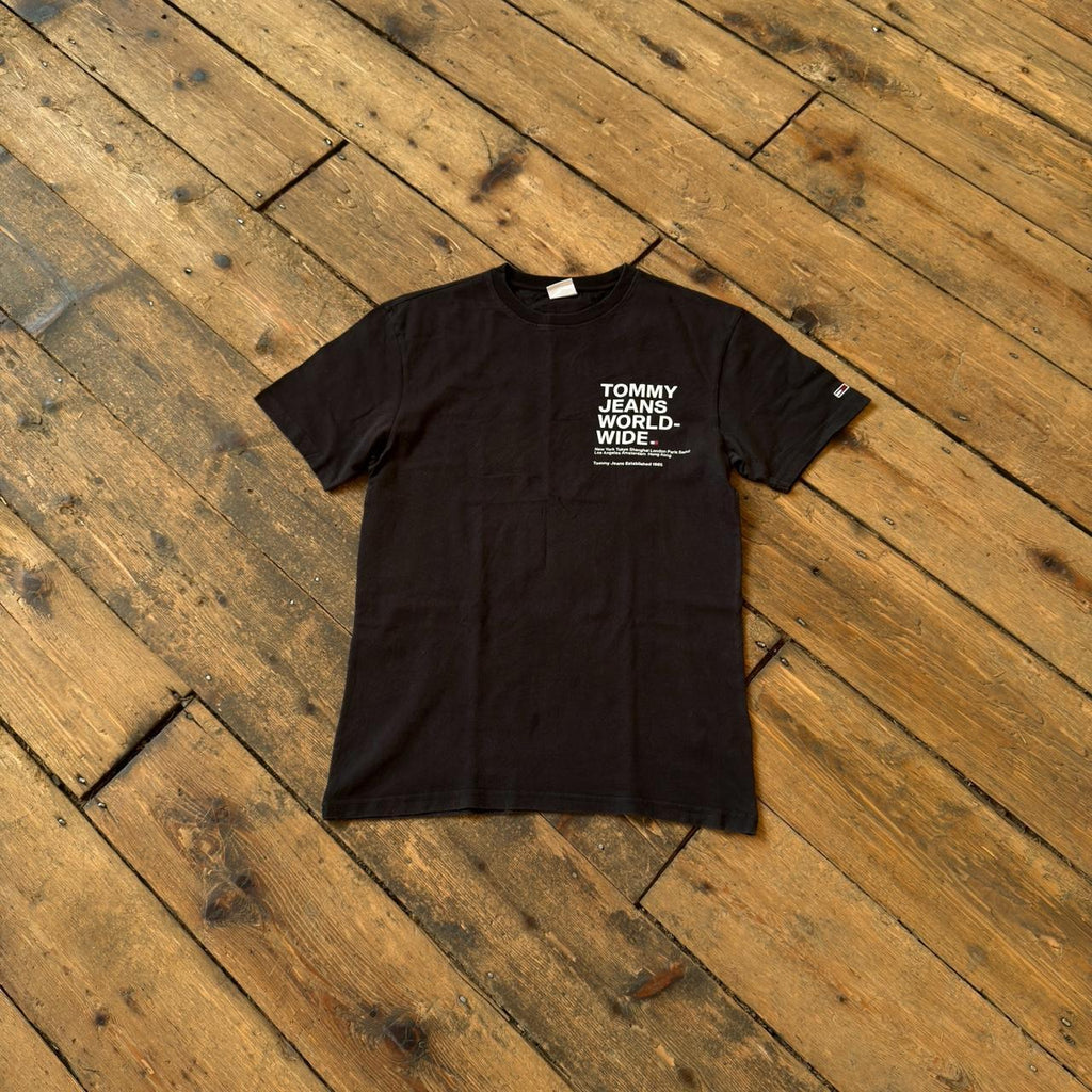 Tommy Hilfiger Black Worldwide T-Shirt Size S