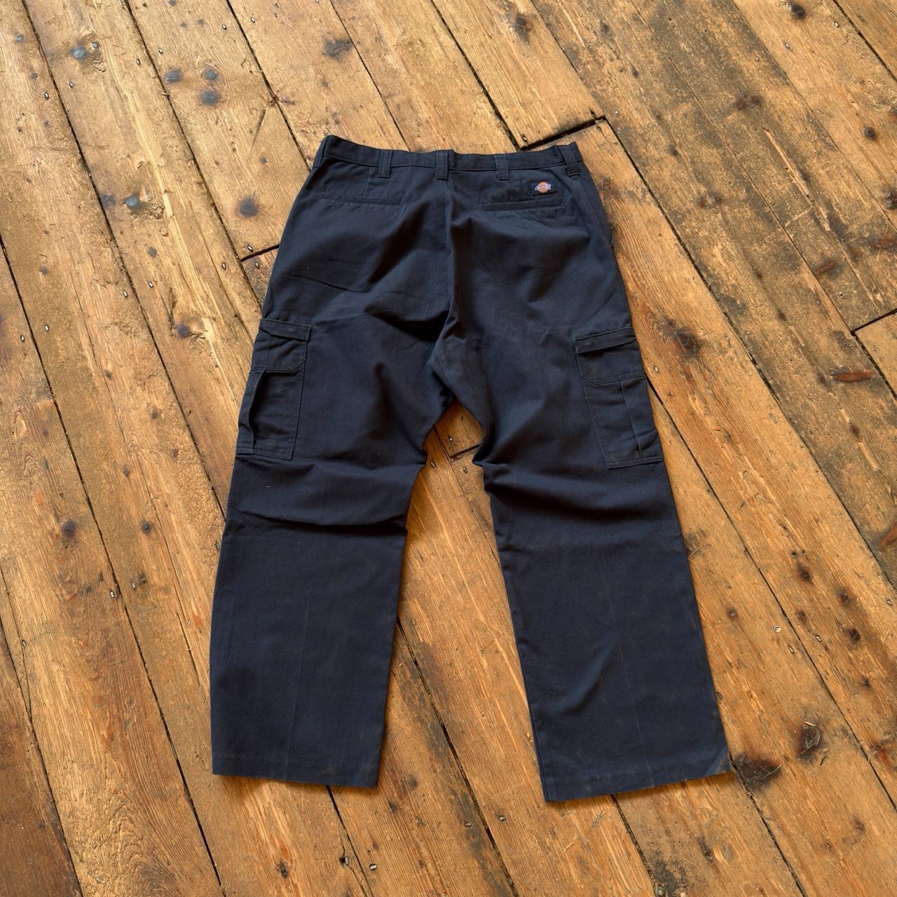 Dickies Cargo Trousers in Black W38 L30