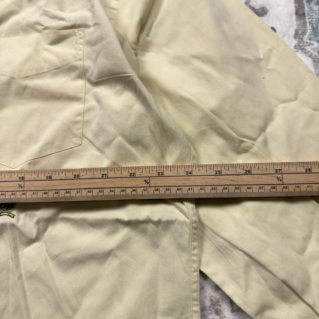 Tommy Hilfiger Yellow Long-sleeved Button-up Shirt Size L