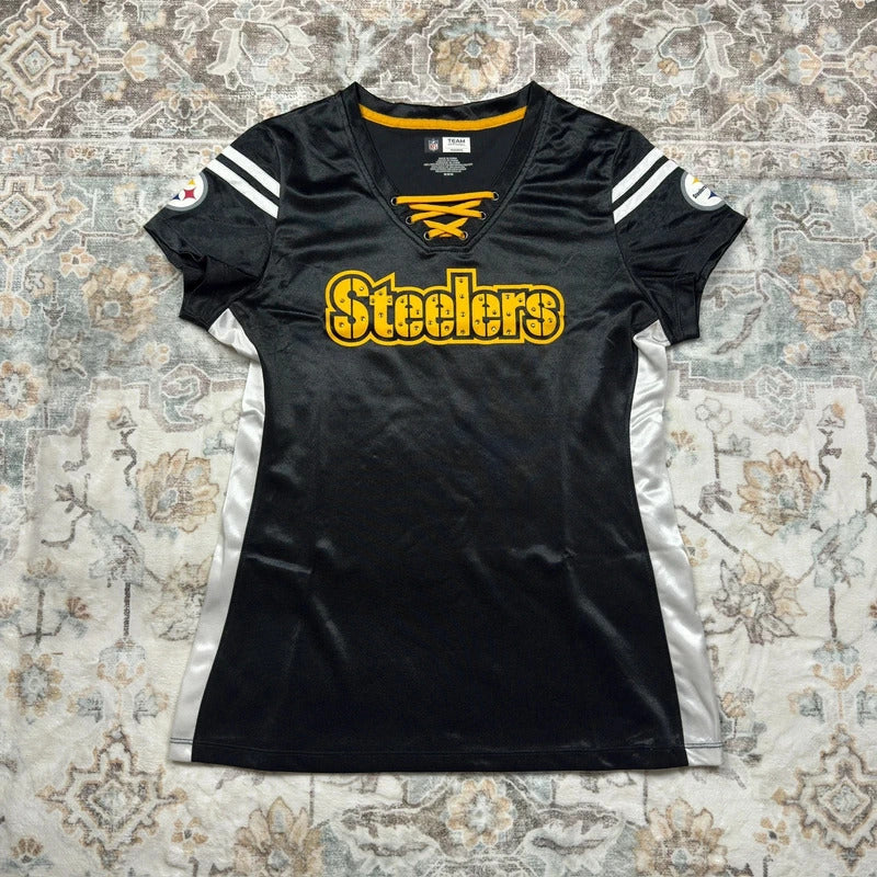 NFL Women’s Steelers Jersey in Black Size M