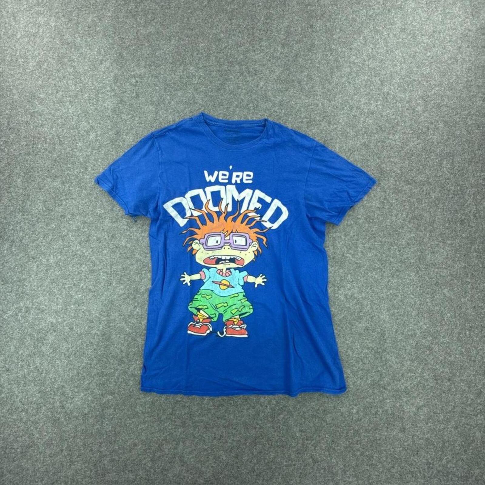 Blue Nickelodeon Rugrats cartoon graphic tee