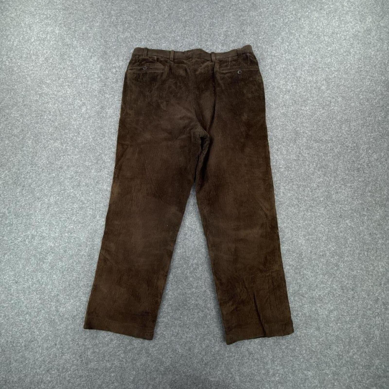 Brown corduroy trousers