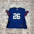 NFL New York Giants Saquon Barkley Jersey in Blue Women’s Size XL