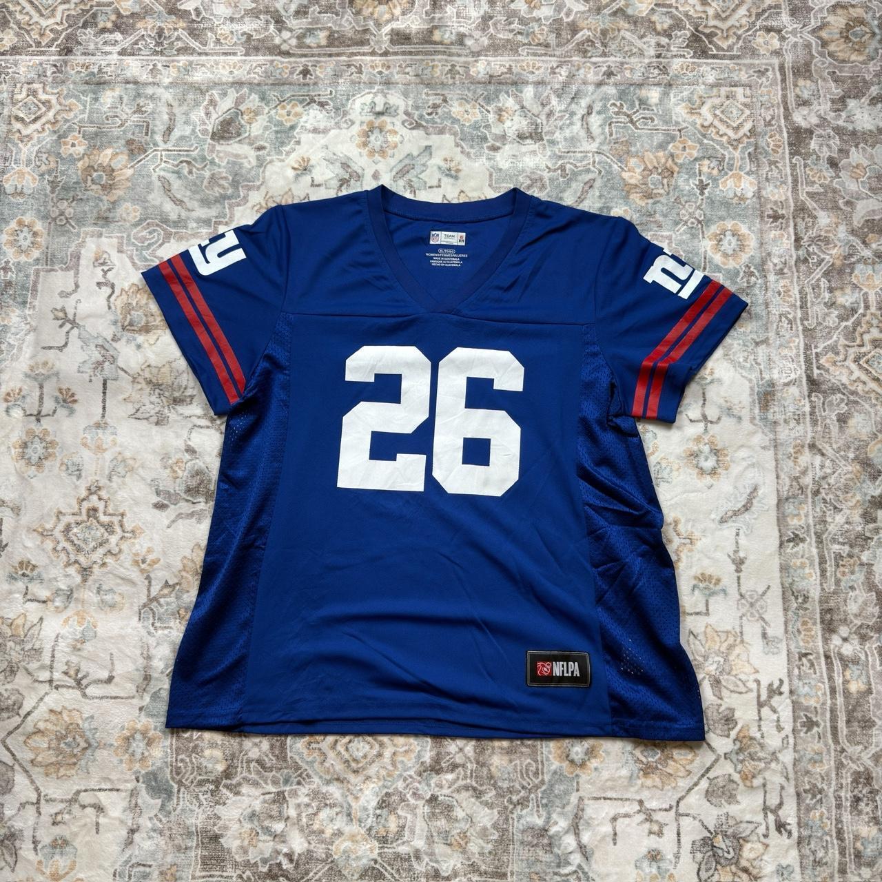 NFL New York Giants Saquon Barkley Jersey in Blue Women’s Size XL