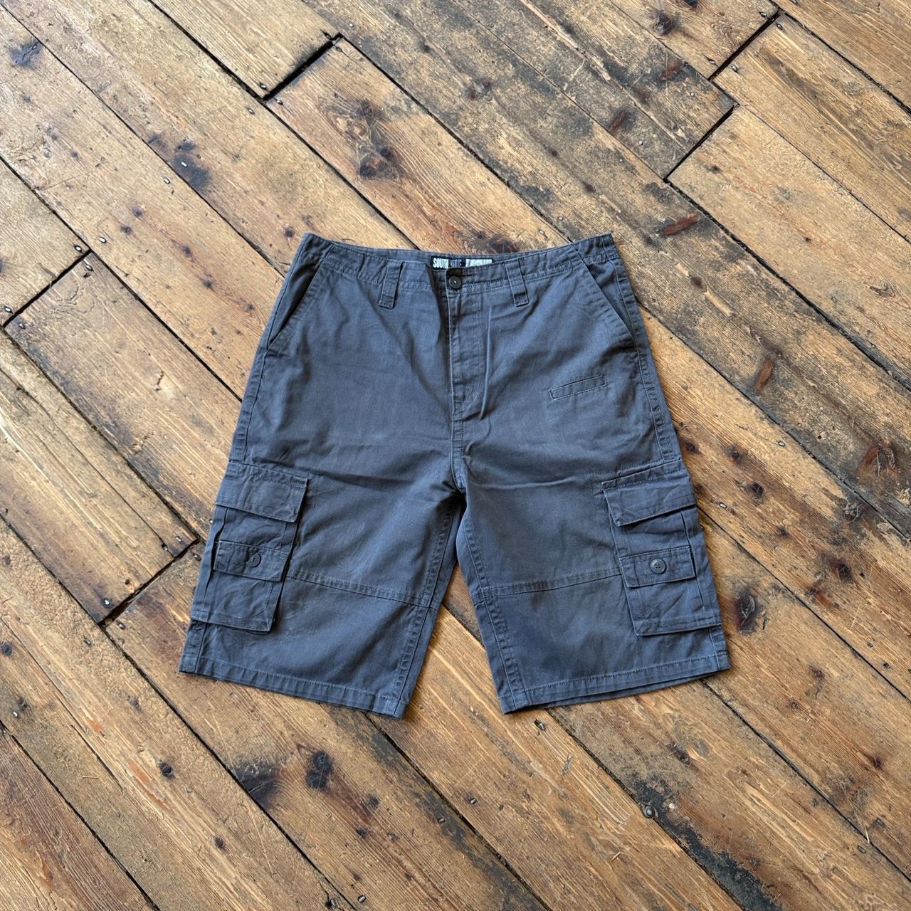 Southpole Cargo Shorts in Blue Gray W38