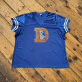 Sport-Tek Women’s Denver Broncos Jersey in Blue with Gemstone Design Size 4XL