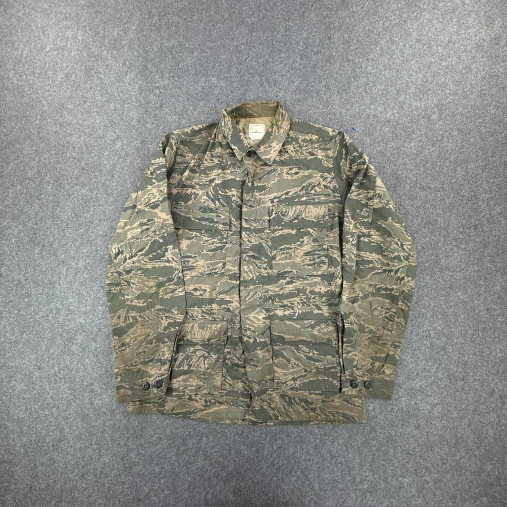 US Army inspired green and khaki camouflage jacket #camouflage