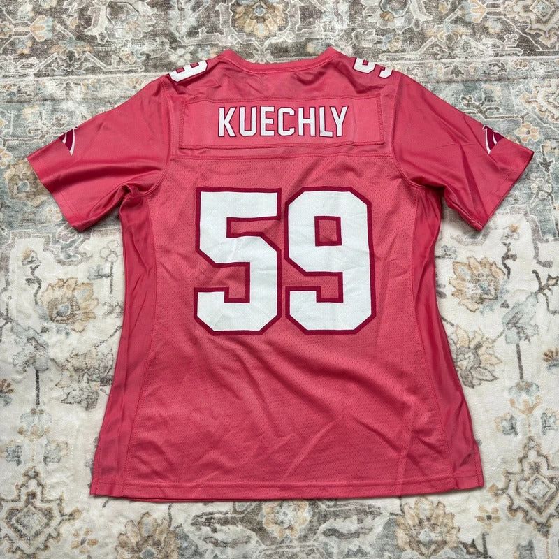 Reebok NFL Pink Carolina Panthers Kuechly Jersey Size S