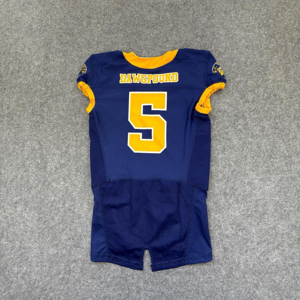 Nike Aggies Dawgpound Jersey in Navy and Yellow