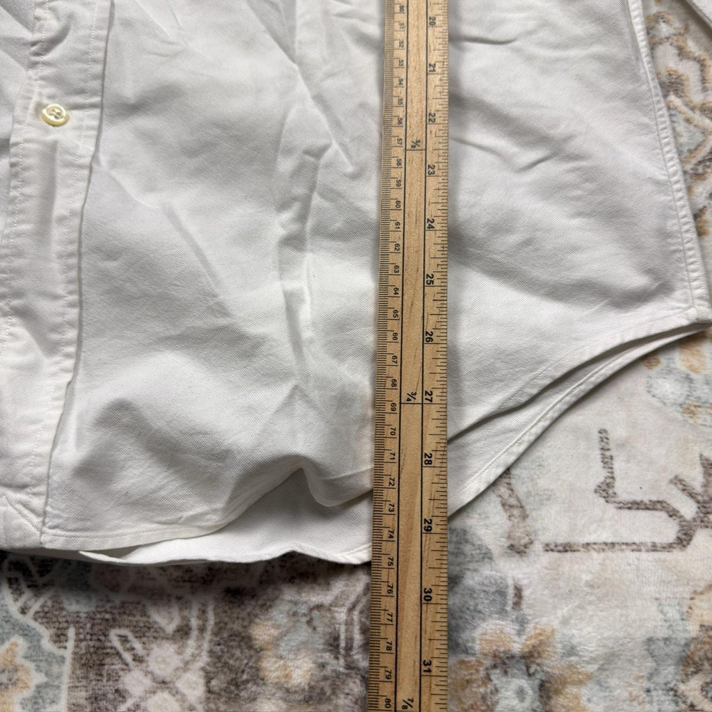 Ralph Lauren Classic Fit Long-sleeved Button-up Shirt in White