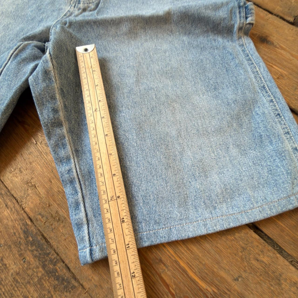 Steve & Barry's Red Star Denim Carpenter Shorts W36 L30