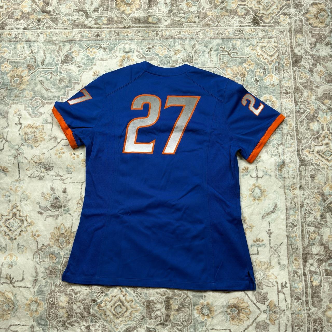 Nike Boise State “27” Jersey in Blue and Orange Size L