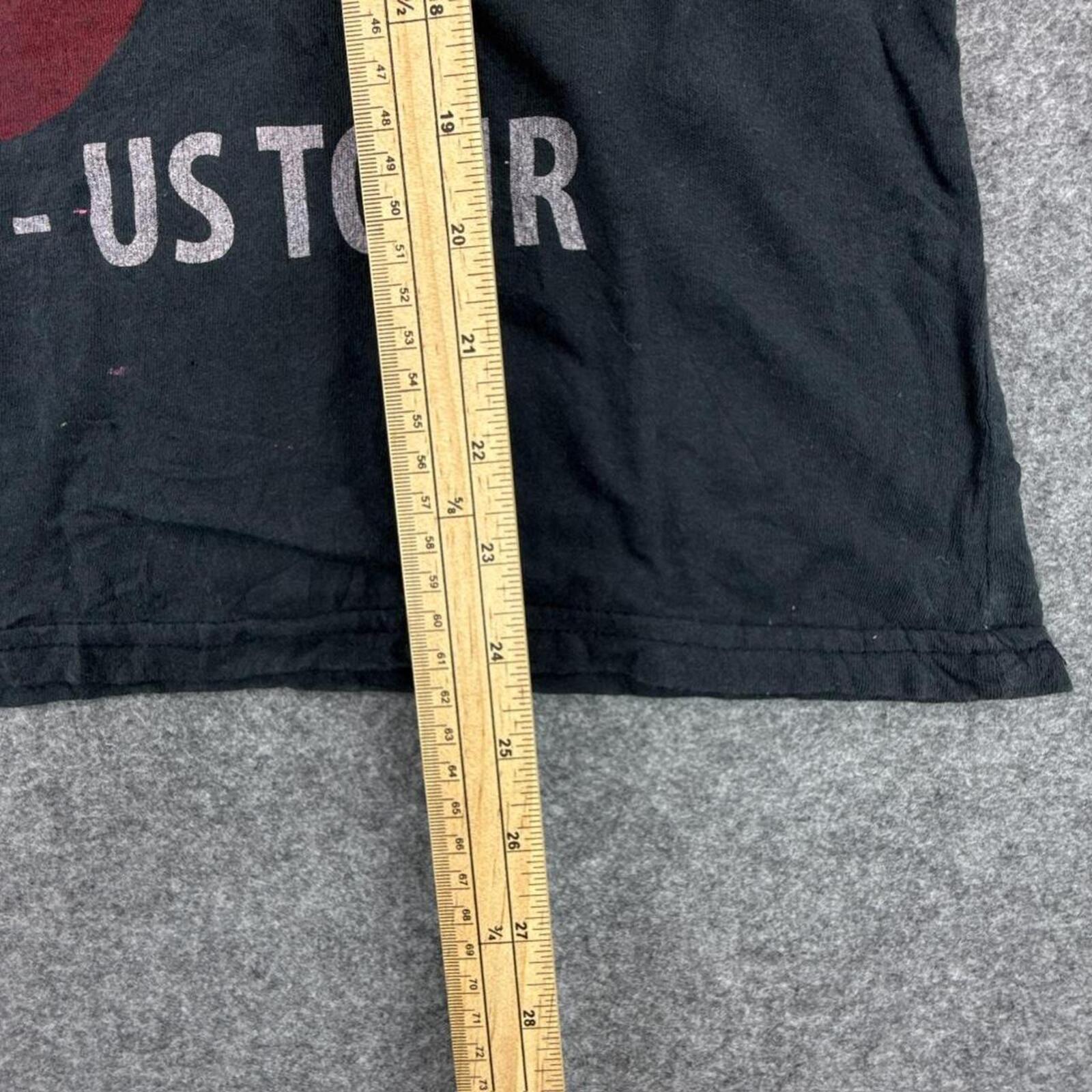 The Rolling Stones 1975 US Tour black t-shirt