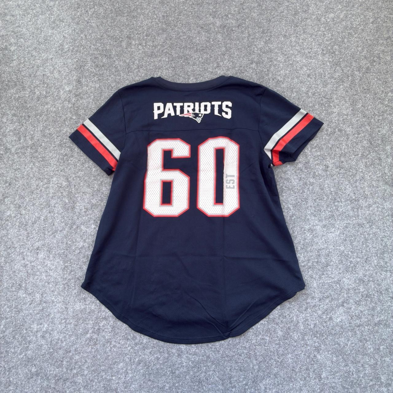 Women’s NFL New England Patriots Lightweight Navy Blue Jersey