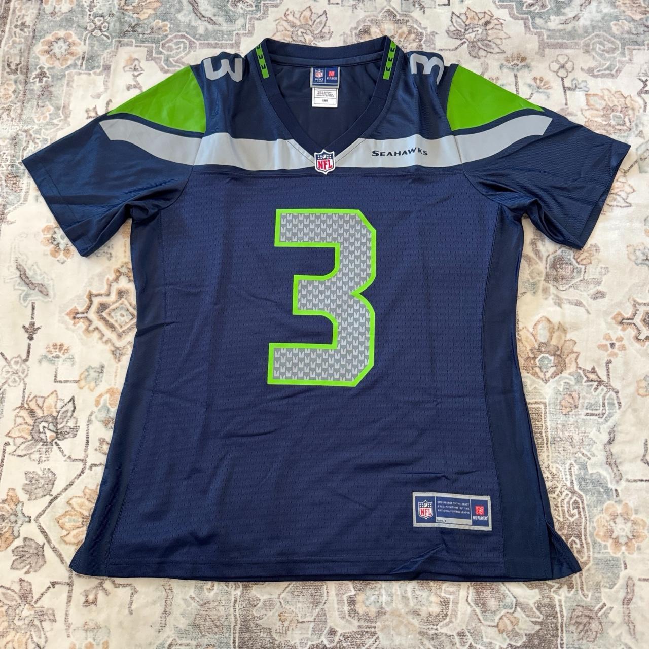 Nike NFL Russell Wilson Jersey in Navy Blue Size M