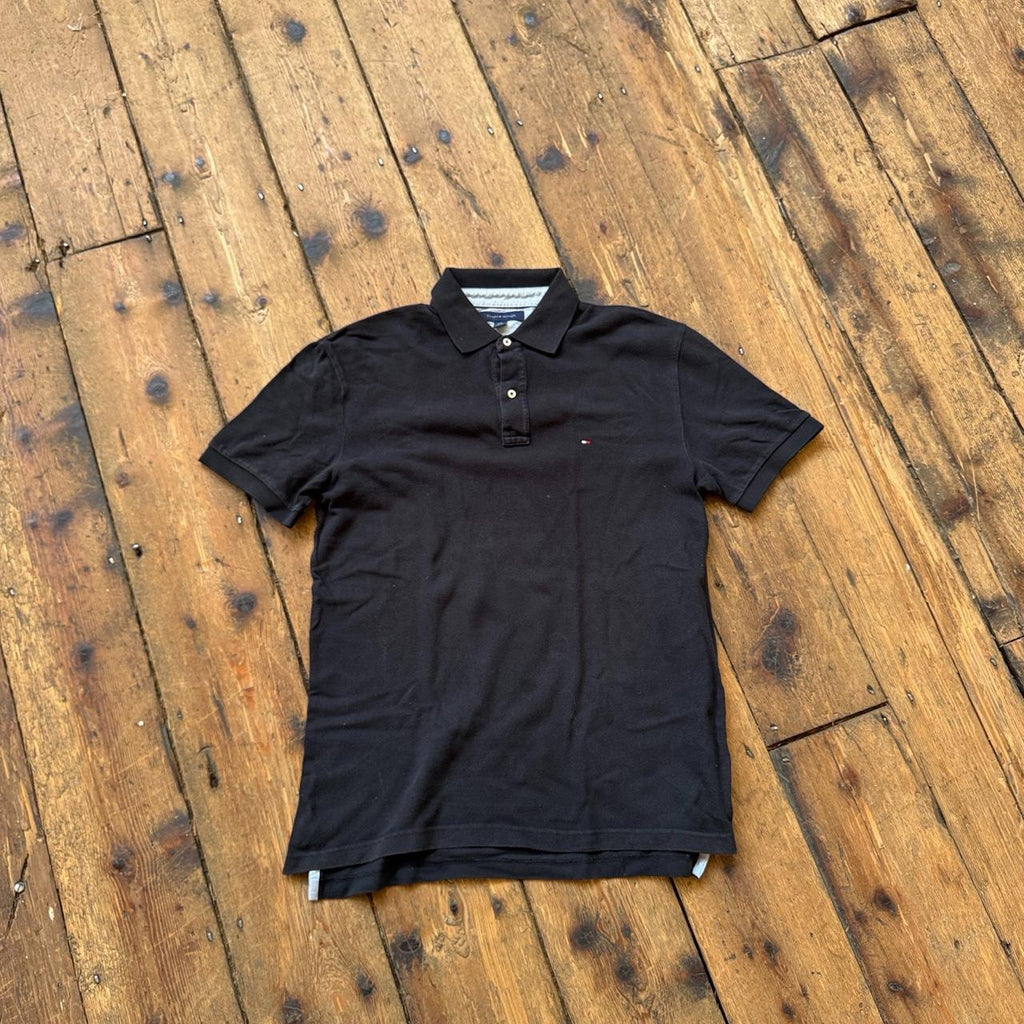 Tommy Hilfiger Polo Shirt in Black Size L