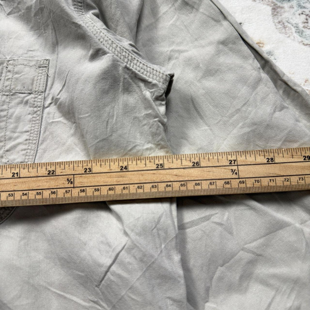 Levi's Light Gray Button-up Long-sleeved Shirt Size XL
