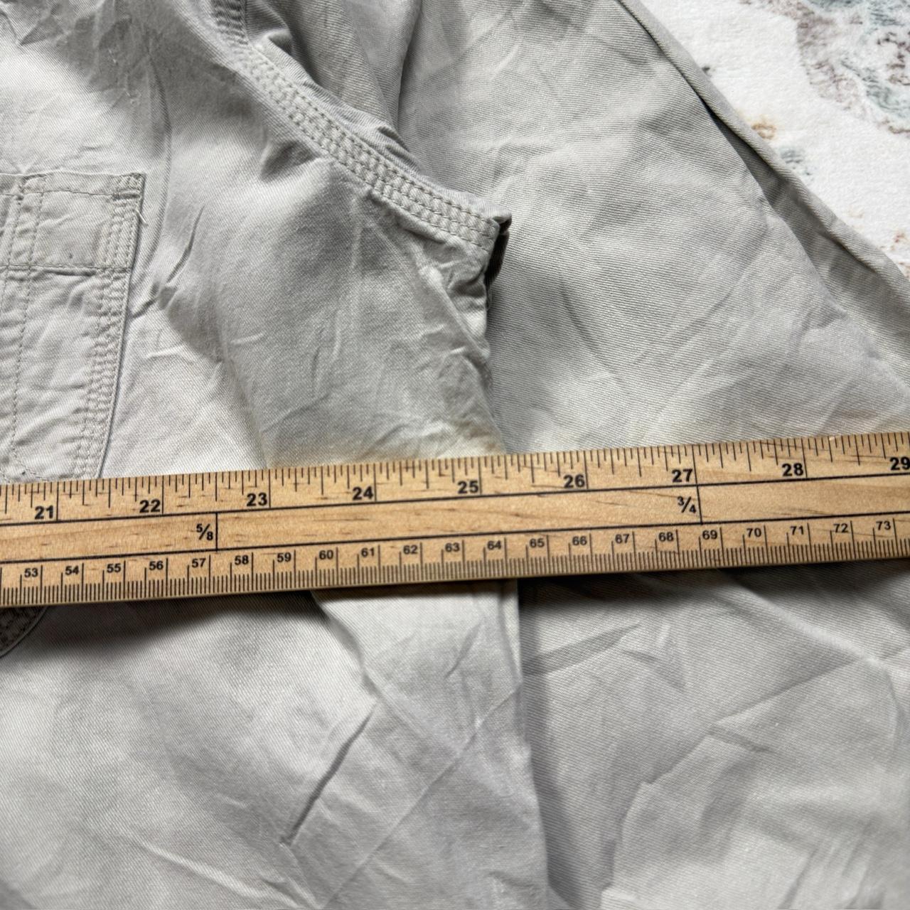 Levi's Light Gray Button-up Long-sleeved Shirt Size XL