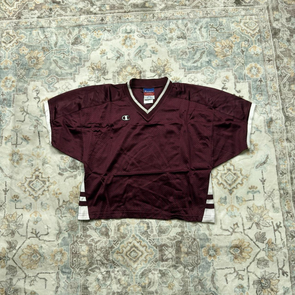 Champion Women’s Burgundy Cropped Jersey Size M
