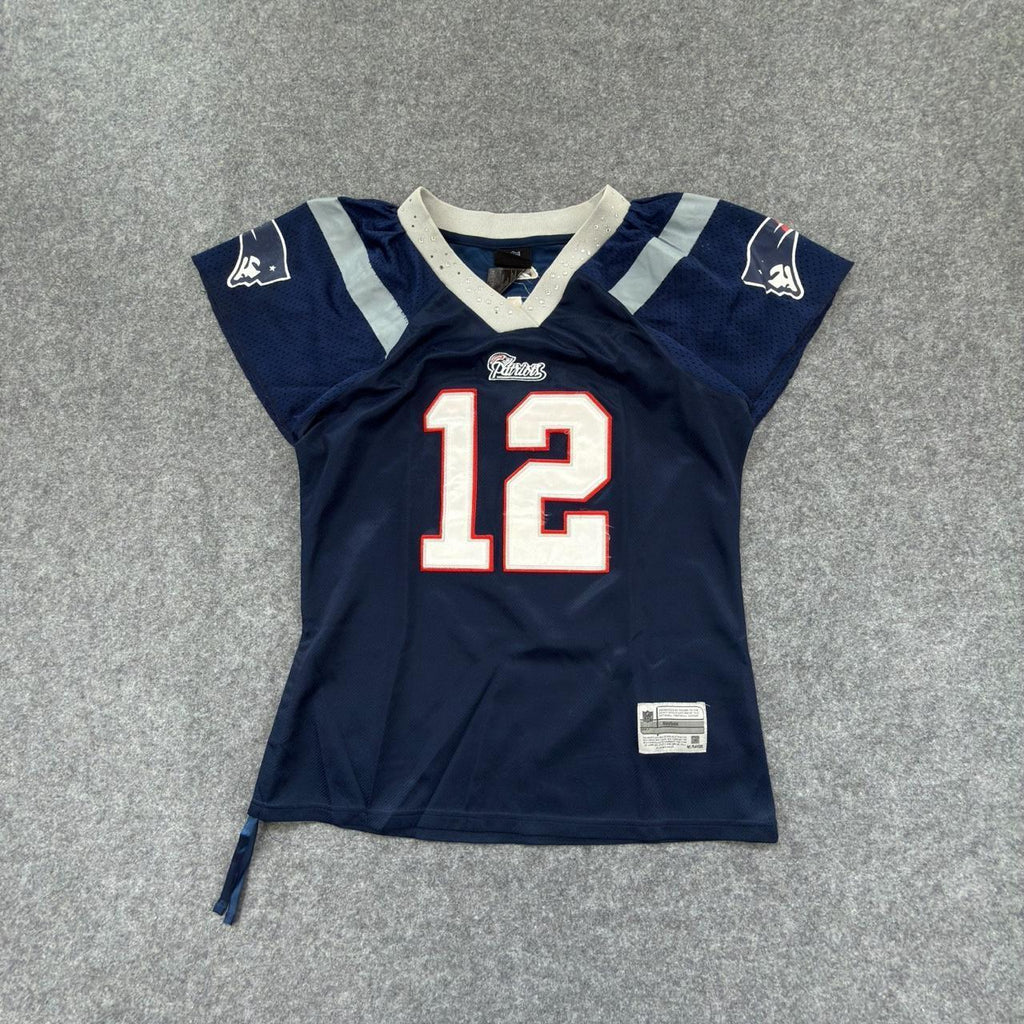Reebok Women’s NFL New England Patriots  Tom Brady Jersey with Gem Details