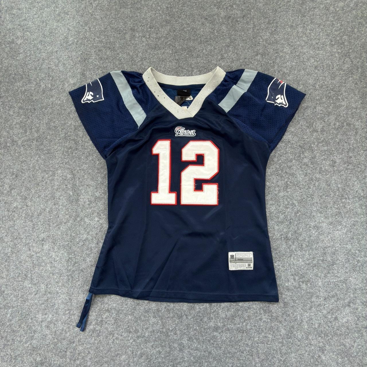 Reebok Women’s NFL New England Patriots  Tom Brady Jersey with Gem Details