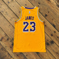 Nike NBA LeBron James Lakers Jersey in Yellow