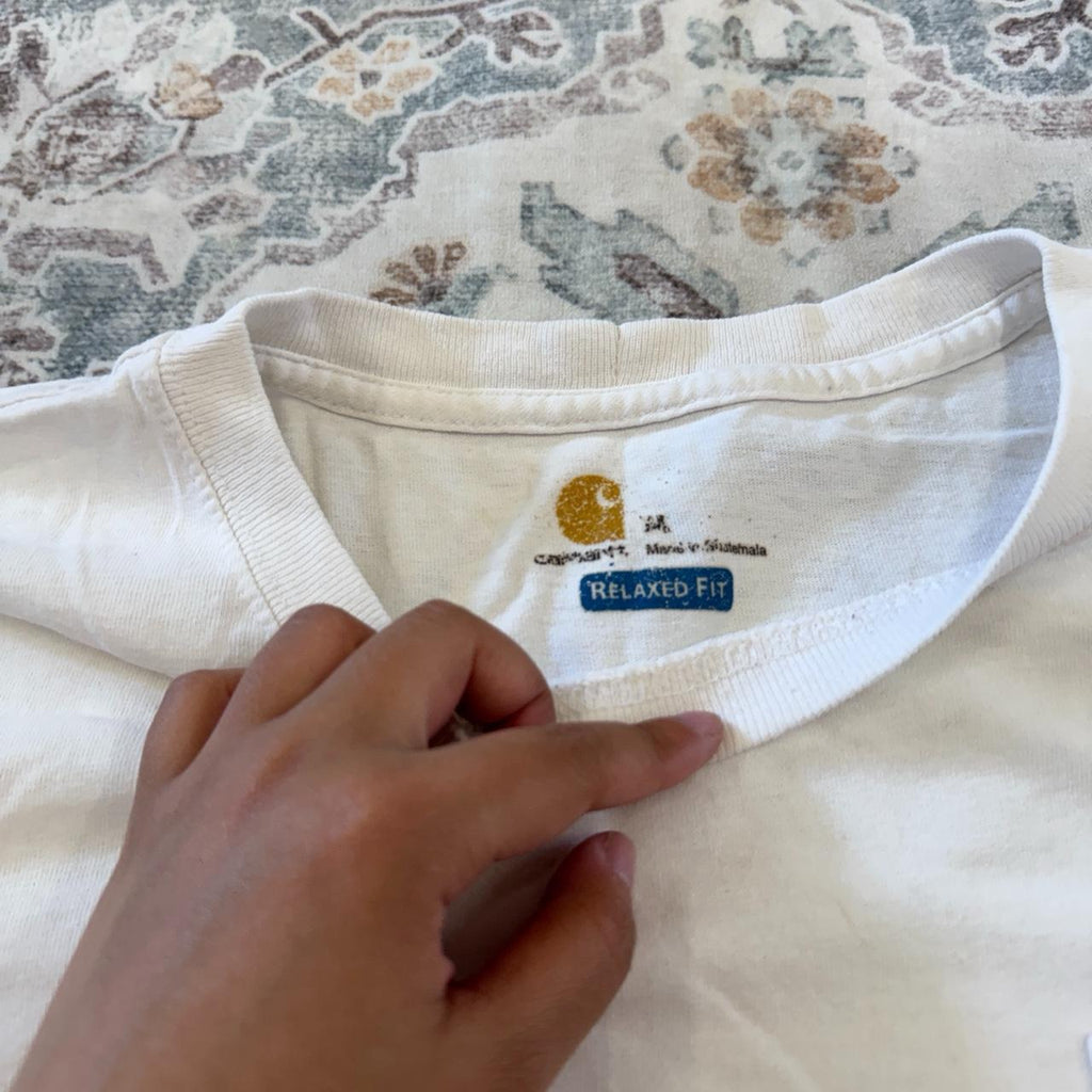 Carhartt Relaxed Fit White Pocket T-Shirt Size M