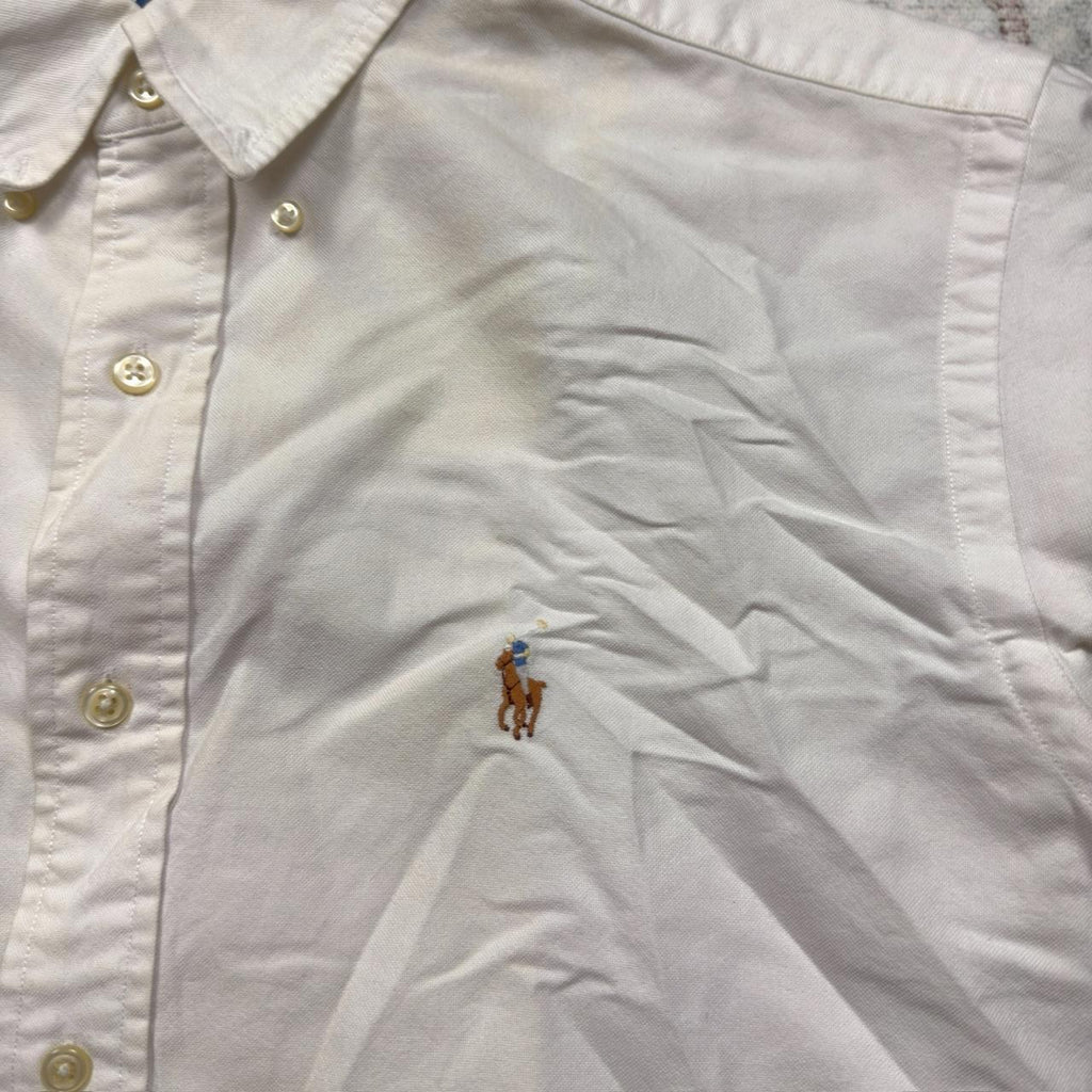 Ralph Lauren Classic Fit Long-sleeved Button-up Shirt in White