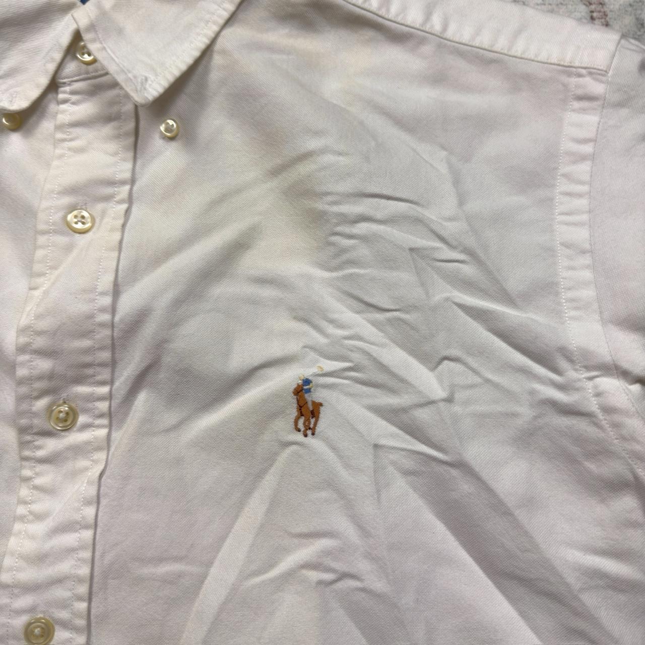 Ralph Lauren Classic Fit Long-sleeved Button-up Shirt in White