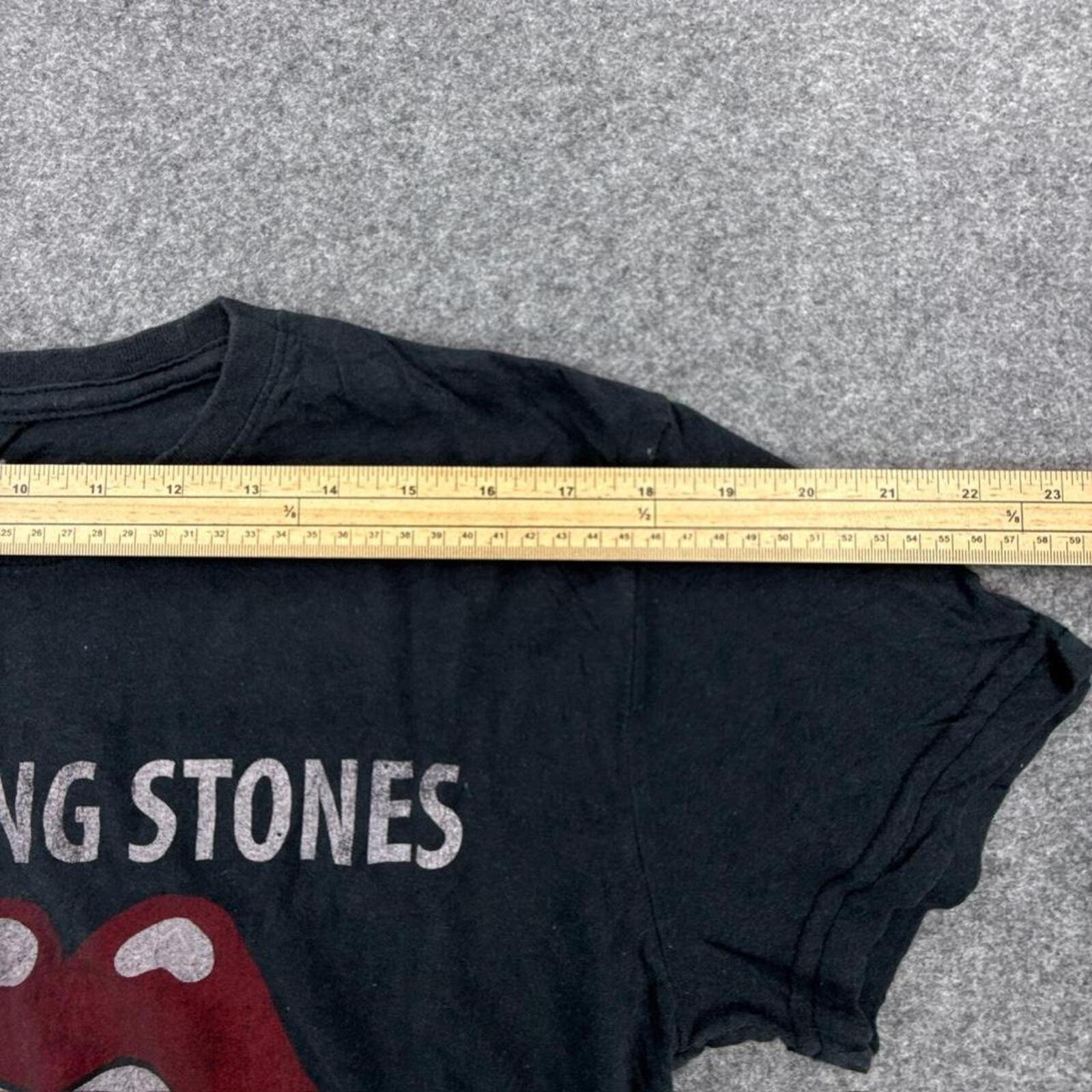 The Rolling Stones 1975 US Tour black t-shirt