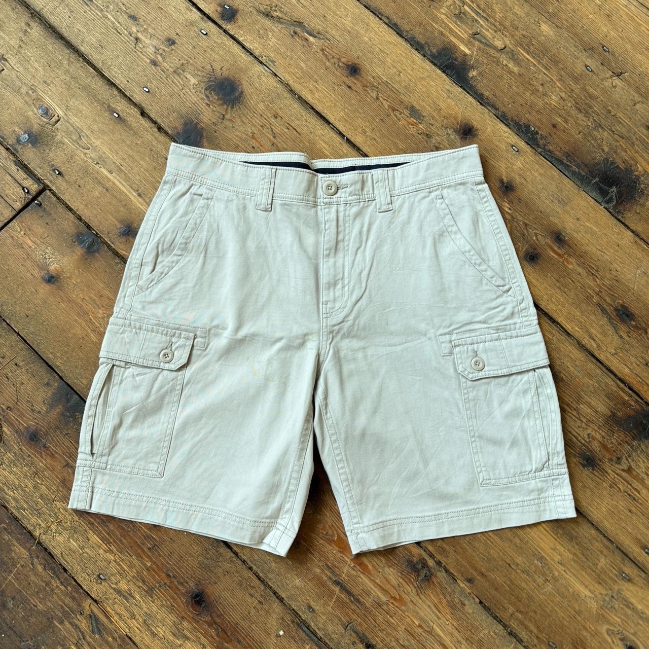 St. John’s Bay Comfort Stretch Off White Shorts W34