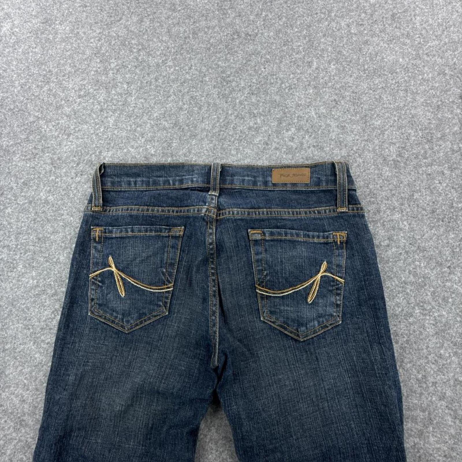 Truck Jeans women's dark wash Y2K hip-hop skinny jeans #skinnyjeans
