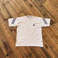 Adidas White Cotton T-Shirt Size M