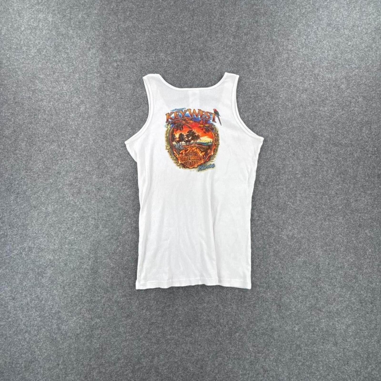 Harley Davidson White Tank Top