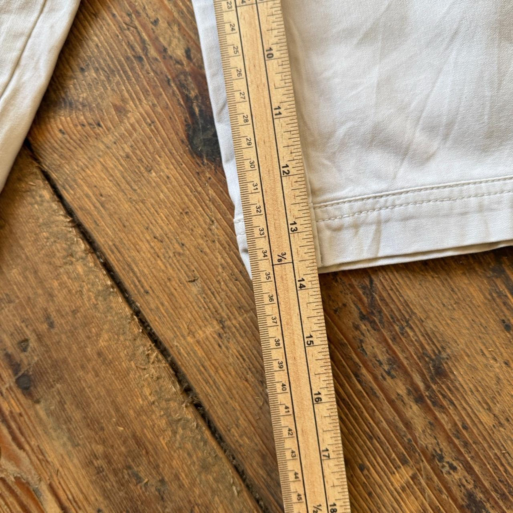 XIOS Vintage 90s Styke Cargo Shorts in Cream W38