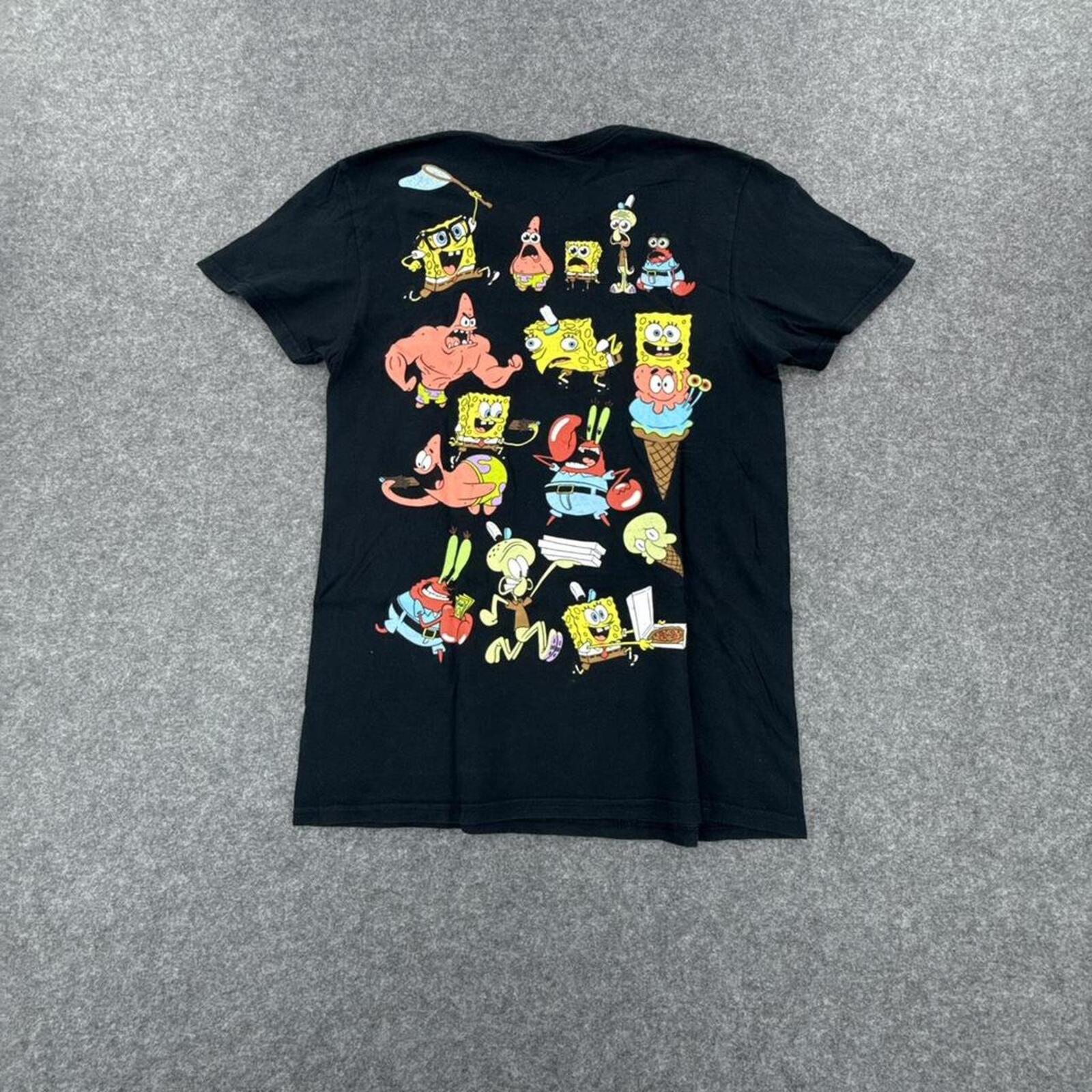 Black SpongeBob and Patrick cotton t-shirt #SpongeBobSquarePants